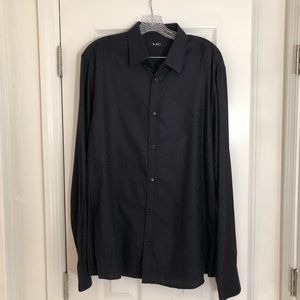 Versace Jean Couture NWOT Black Button Up